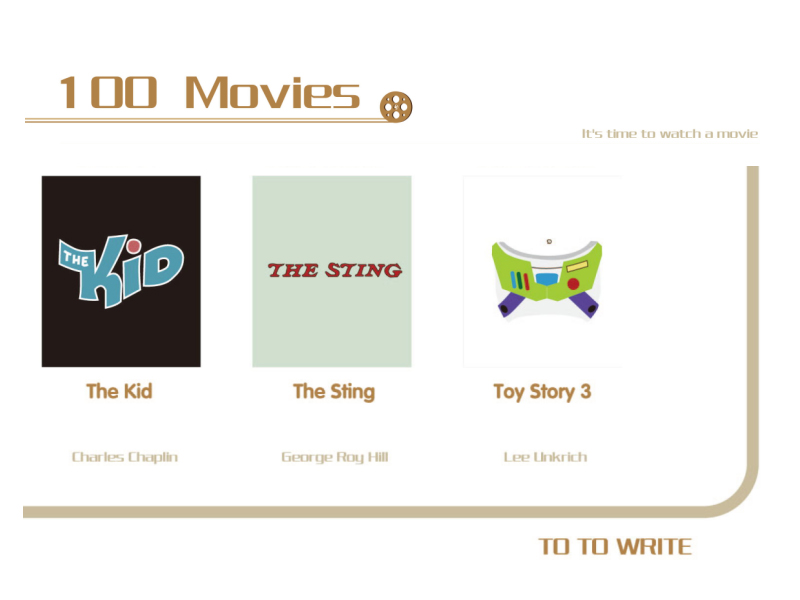  Official IMDb Top 100 Movies Scratch Off Poster