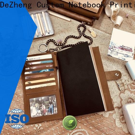 Dezheng best leather bound notebook for wholesale For student