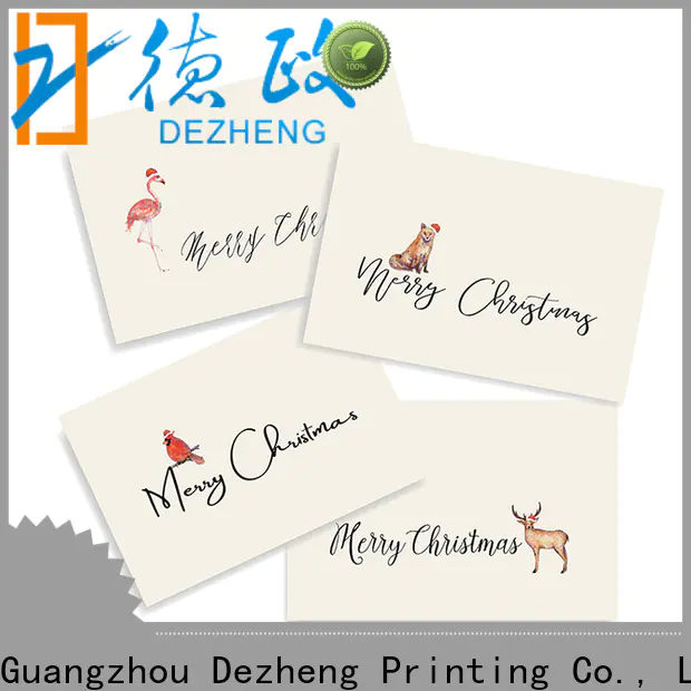 Dezheng High-quality custom merry christmas cards manufacturers for Christmas gift