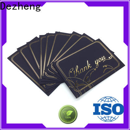Dezheng you custom made holiday cards Suppliers for festival