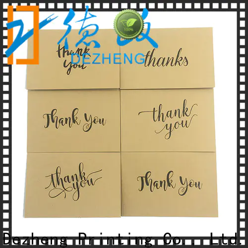 Dezheng portable thank you card for friend factory for friendship