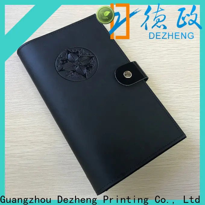 Dezheng portable leather travel journal for business For meeting