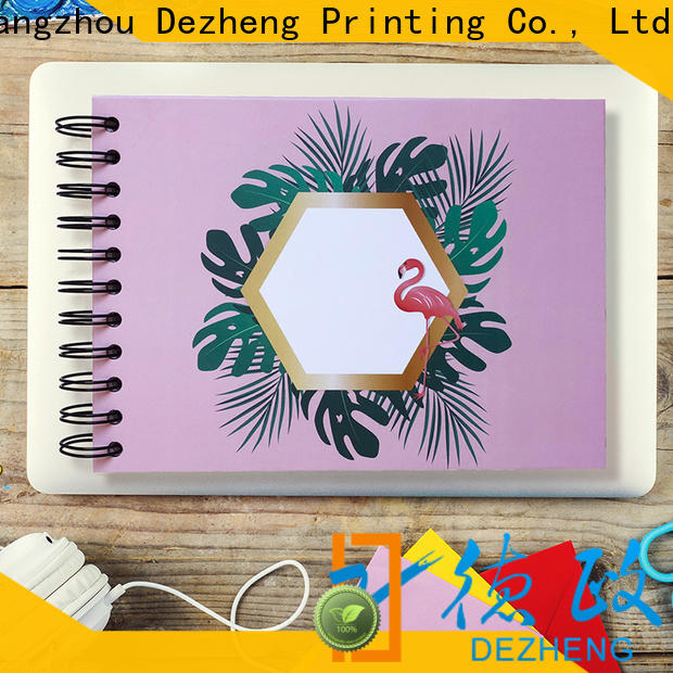 Dezheng linen self adhesive photo albums for sale factory for friendship