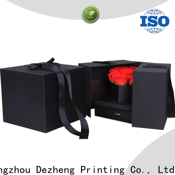 Dezheng book recycled paper jewelry boxes for gift