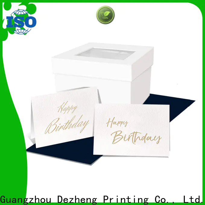 Dezheng children birthday cards for friends manufacturers For gift card