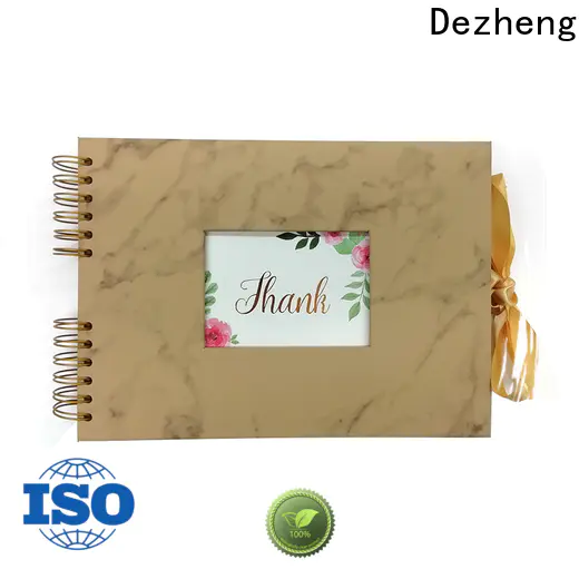Dezheng portable personalized leather photo albums factory For photo saving
