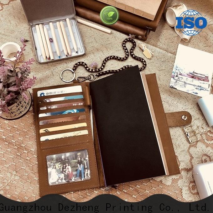 Dezheng Top leather journal cover company For student