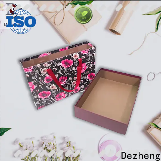 Dezheng Suppliers kraft paper jewelry boxes factory