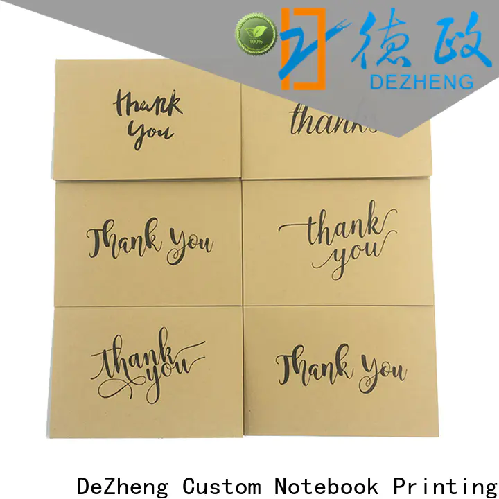 Dezheng portable personalized congratulations cards Supply for gift