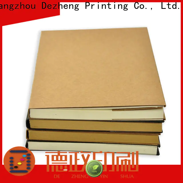 Dezheng Customized Leather Bound Journals Manufacturers Supply For notebooks logo design