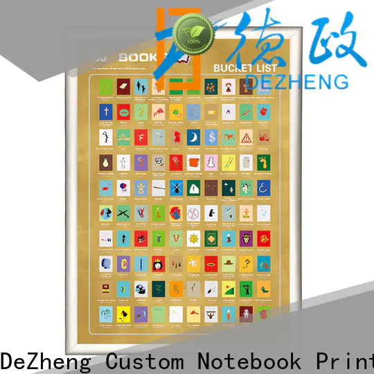 Dezheng Custom scratch off book list customization For