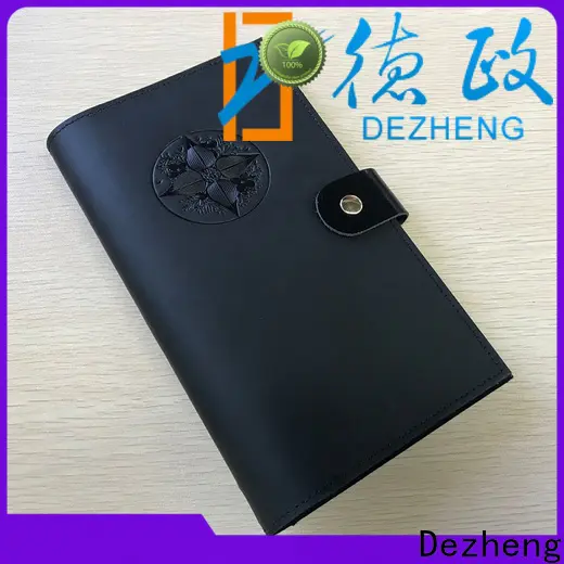 Dezheng personalized leather journal cover customization For student