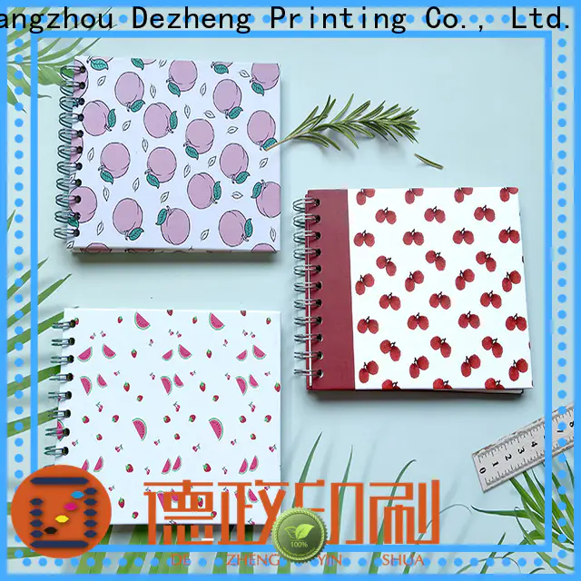 Dezheng linen self adhesive scrapbook albums Supply for friendship