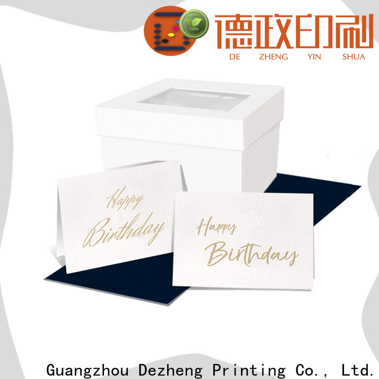 Dezheng Custom custom birthday card maker For gift card