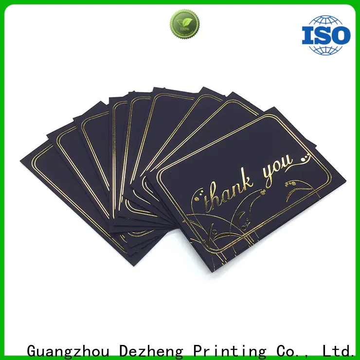 Dezheng pack greeting card style factory for festival