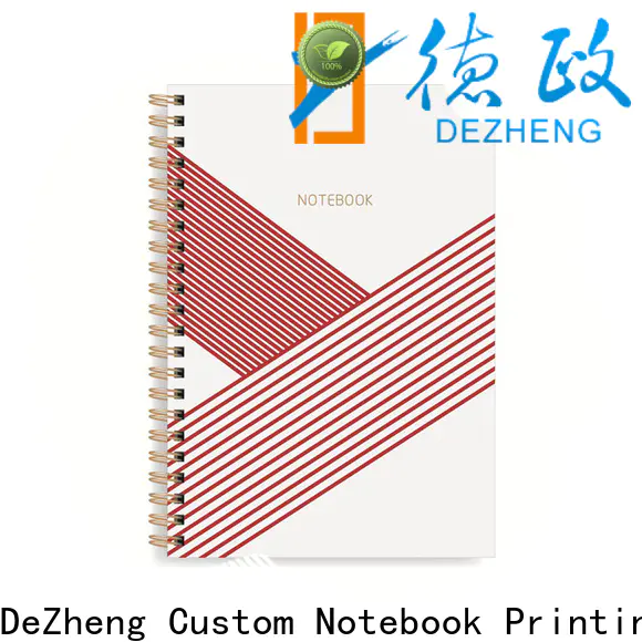 Dezheng spiral custom spiral notebooks wholesale customization For school