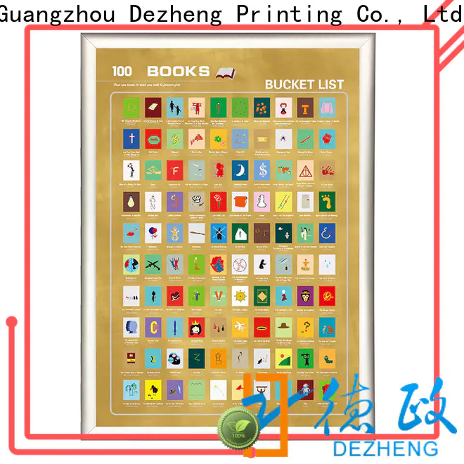 Dezheng must scratch off poster customization For movies collect