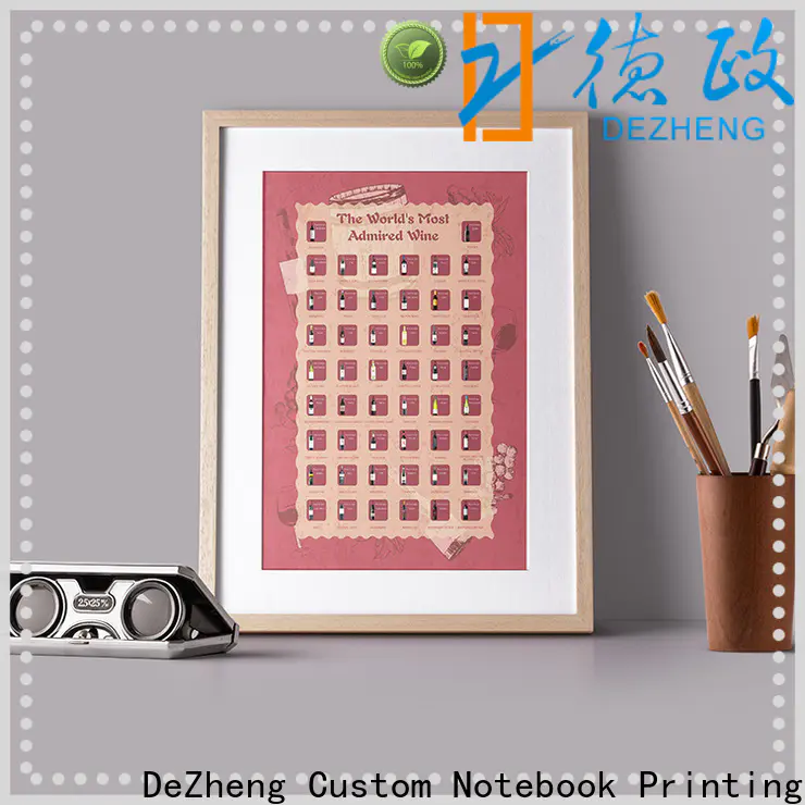 Dezheng bucket list scratch poster Supply