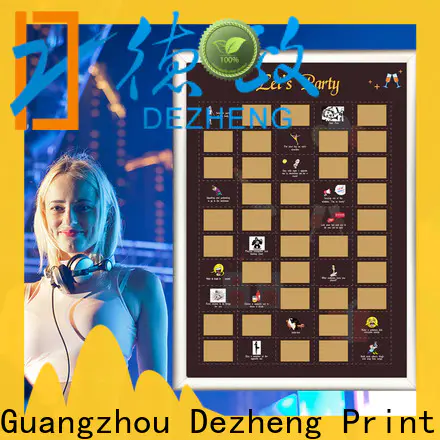 Dezheng scratch poster Supply