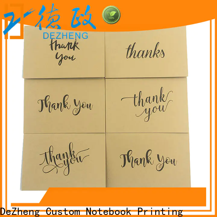 Dezheng Best thank you card for friend factory for gift