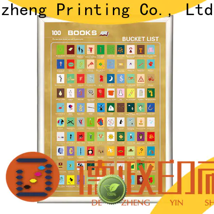 Dezheng sm001 scratch off books manufacturers For