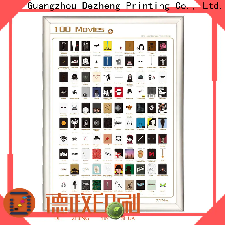 Dezheng bucket scratch movie poster Suppliers for movie collect