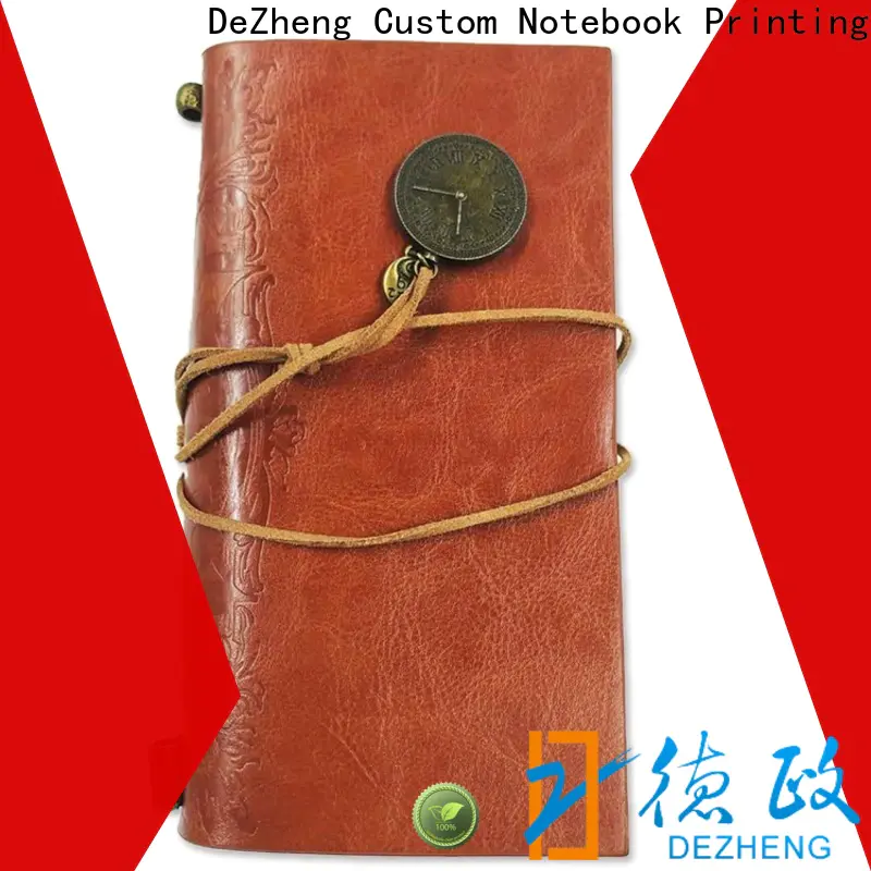 High-quality professional leather notebook for business For student