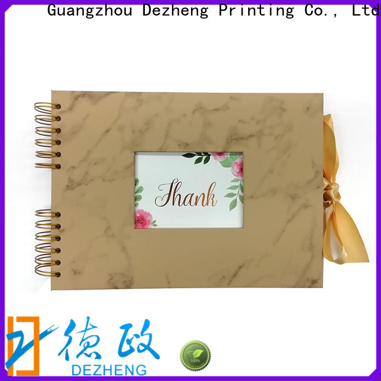 Dezheng latest leather photo album book manufacturers For memory saving