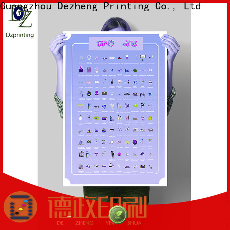Dezheng Custom scratch map onde comprar manufacturers For student