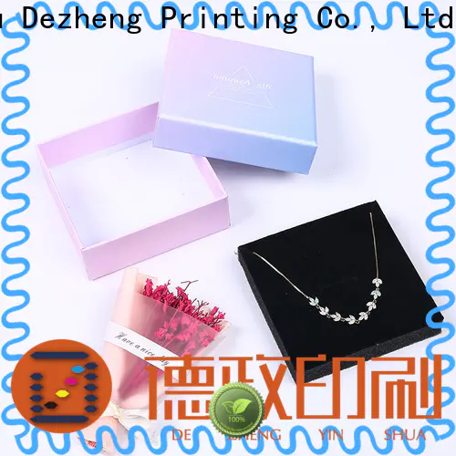 Dezheng recycled paper jewelry boxes Suppliers