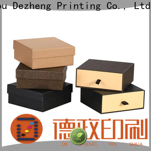 Dezheng kraft paper jewelry boxes factory