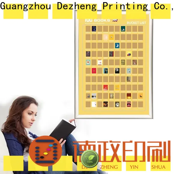 Dezheng must book scratch poster manufacturers For