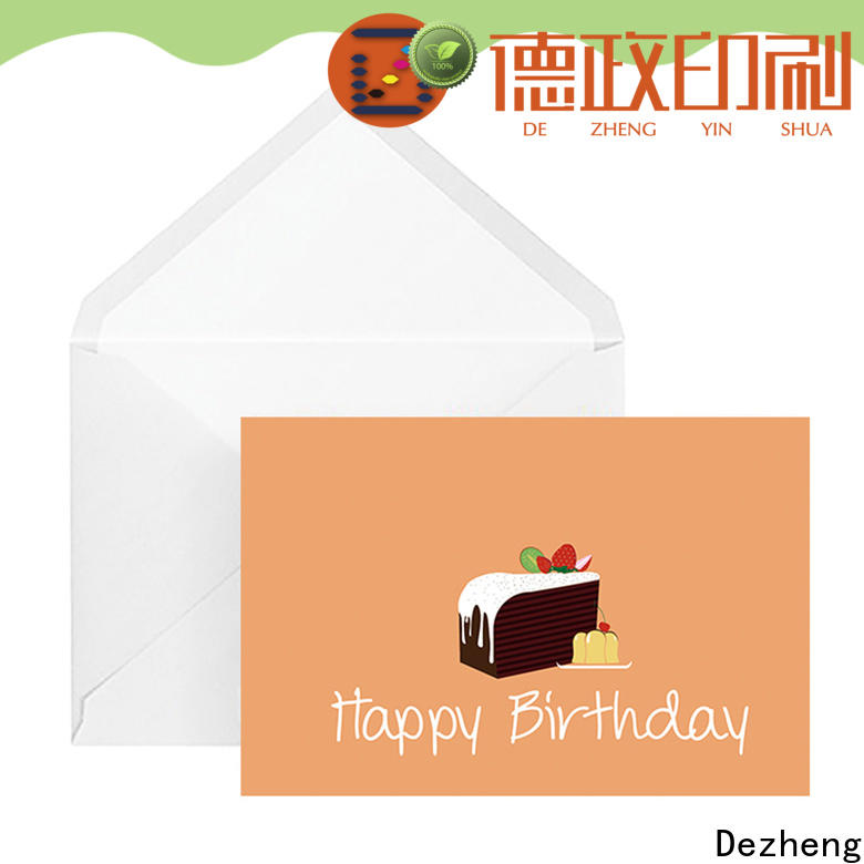 Dezheng texture customised greeting cards for birthday Suppliers For birthday