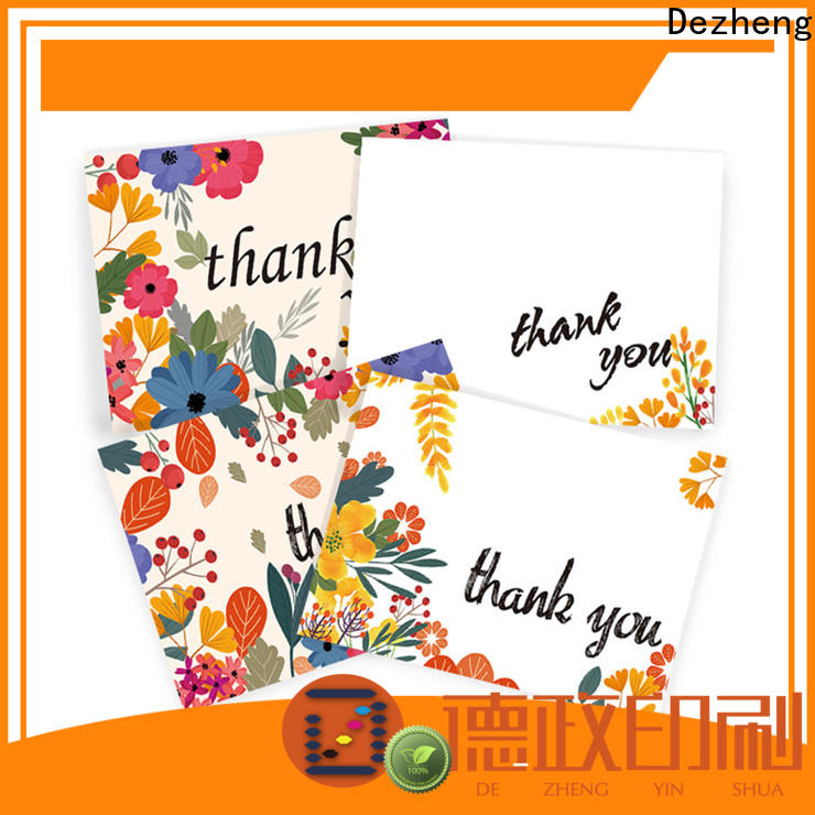 Wholesale thanks greeting card recycled Suppliers for gift