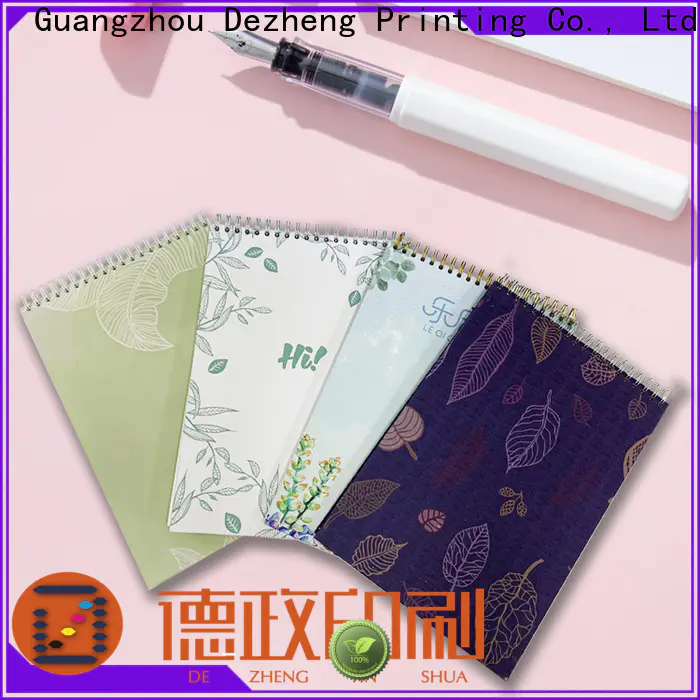 Dezheng durable Notebook Manufacturer company for notetaking