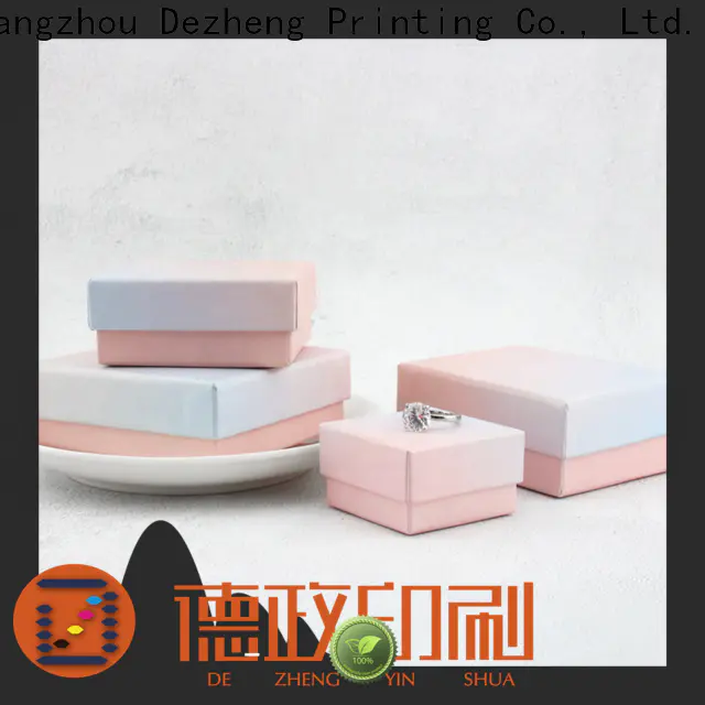 Dezheng manufacturers paper jewelry gift boxes factory