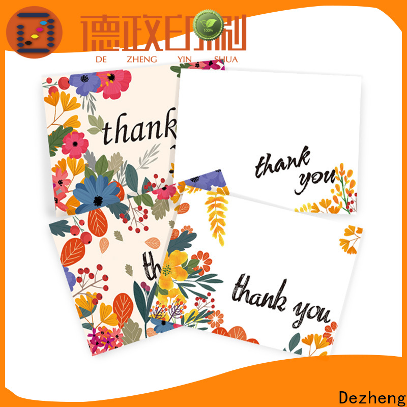 Dezheng New thanks card for business for gift