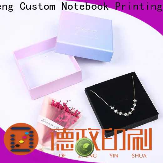 Dezheng customization paper jewelry box manufacturers Supply