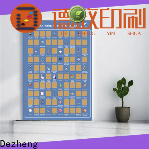 Dezheng scratch poster manufacturers