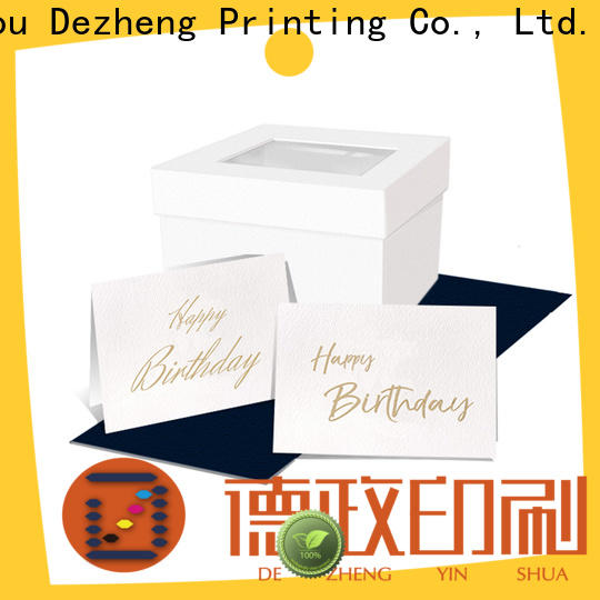Dezheng High-quality happy birthday card maker customization For gift card