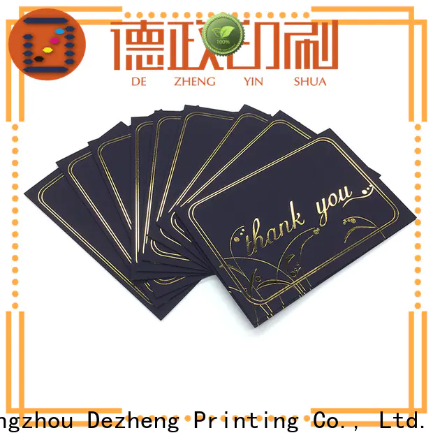 Dezheng Latest custom made greeting cards for friendship