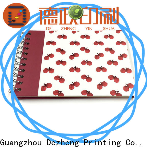 Dezheng string photo album with self stick pages factory for gift