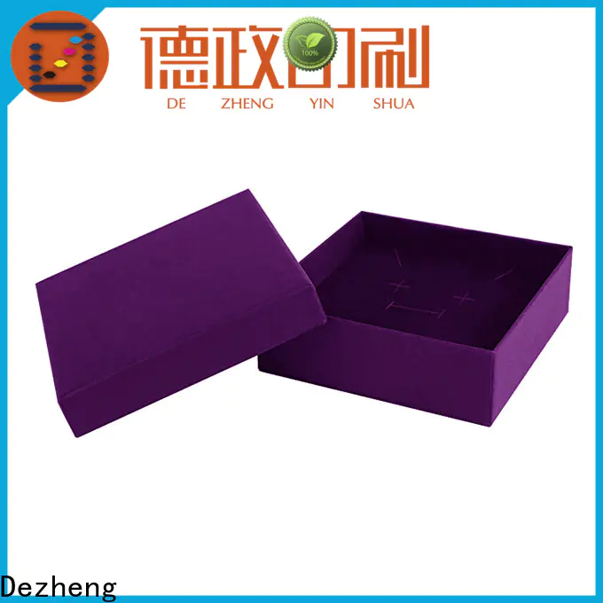 Dezheng recycled paper jewelry boxes factory