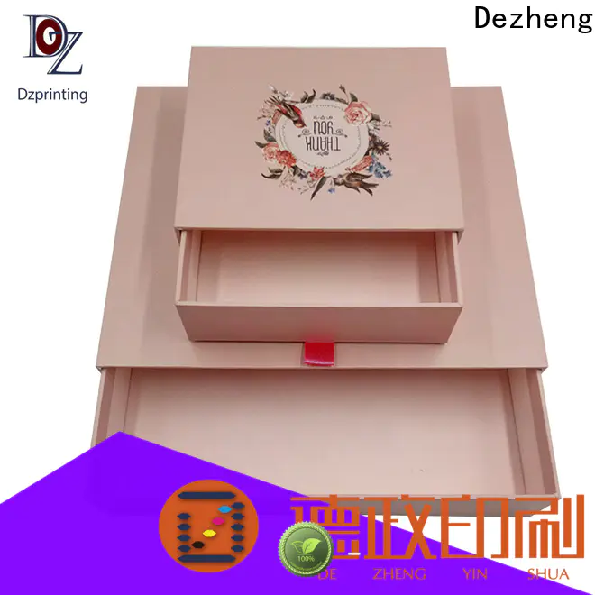 Dezheng company recycled paper jewelry boxes for business