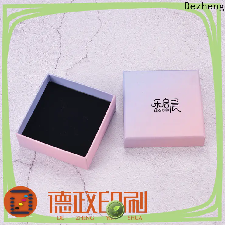 Dezheng factory kraft paper jewelry boxes manufacturers
