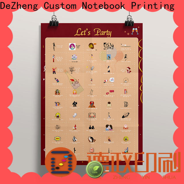 Dezheng customization scratch poster