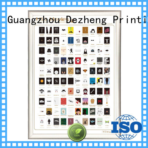 Dezheng New scratch off movies poster Suppliers for movie collect