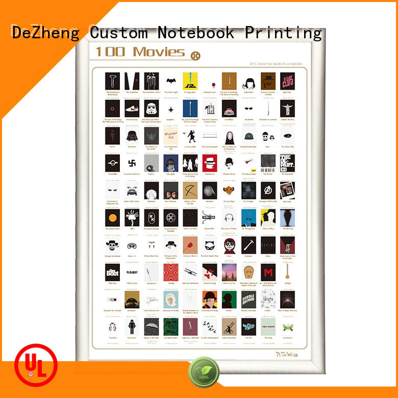 Dezheng quality scratch off movies poster manufacturers For bucket list