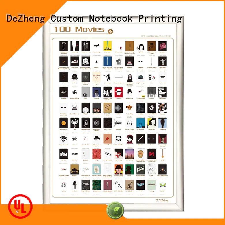 Dezheng quality scratch off movies poster manufacturers For bucket list