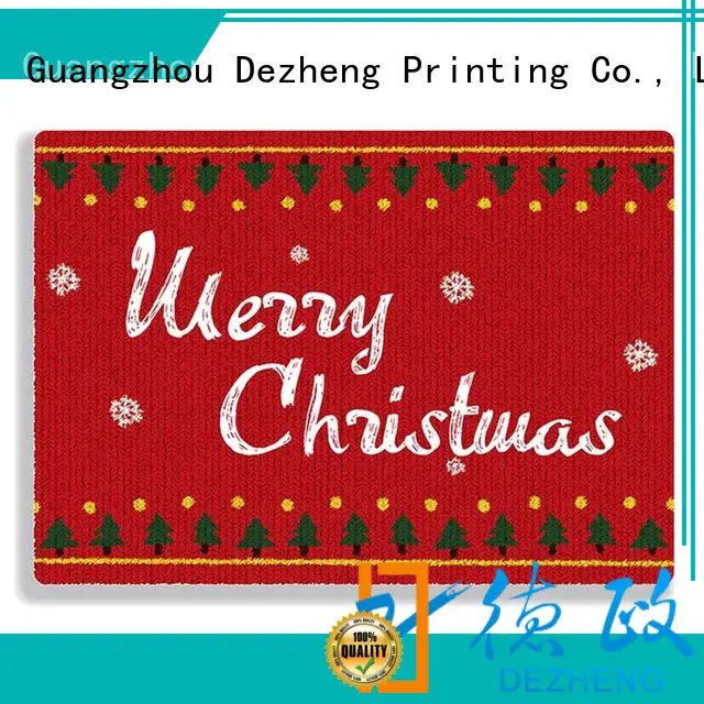 Dezheng white merry christmas greeting card supplier For festival gift